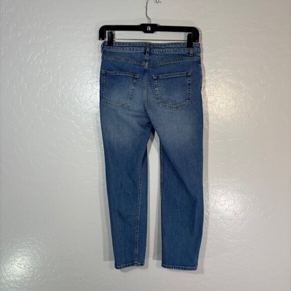 Acne Studio Jeans Womens 24 Row Carter Medium Wash Denim - Picture 6 of 6